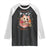 Funny Japanese Kawaii Cat Neko Ramen Raglan Shirt