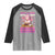 Funny Just A Girl Who Loves Anime Ramen And Sketching Raglan Shirt Otaku Japanese Kawaii Anime Girl