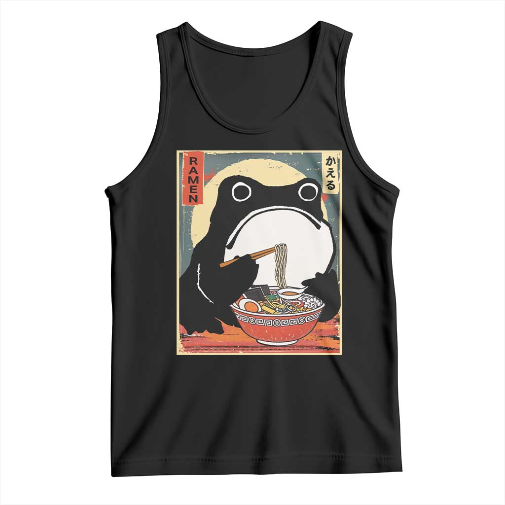 Funny Frog Ramen Japanese Kawaii Anime Tank Top