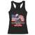 MLK Day The Time Is Always Right To Do What Is Right Racerback Tank Top Martin Luther King American Flag Black History Month