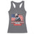 MLK Day The Time Is Always Right To Do What Is Right Racerback Tank Top Martin Luther King American Flag Black History Month