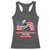 MLK Day The Time Is Always Right To Do What Is Right Racerback Tank Top Martin Luther King American Flag Black History Month