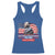 MLK Day The Time Is Always Right To Do What Is Right Racerback Tank Top Martin Luther King American Flag Black History Month