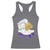 Funny Mardi Gras Racerback Tank Top Rollin' With My Krewe Marching Boots Carnival Party