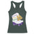 Funny Mardi Gras Racerback Tank Top Rollin' With My Krewe Marching Boots Carnival Party