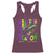 Funny Cajun Crawfish Boil Mardi Gras Racerback Tank Top Crawfish Season Fleur De Lis