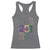 Funny Mobile Mardi Gras 251 Racerback Tank Top Glitter Print Area Code