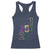 Funny Mobile Mardi Gras 251 Racerback Tank Top Glitter Print Area Code