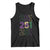 Funny Mobile Mardi Gras 251 Tank Top Glitter Print Area Code