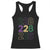 Funny The Coast Mardi Gras 228 Racerback Tank Top Glitter Print Area Code