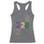 Funny The Coast Mardi Gras 228 Racerback Tank Top Glitter Print Area Code