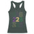 Funny The Coast Mardi Gras 228 Racerback Tank Top Glitter Print Area Code