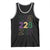 Funny The Coast Mardi Gras 228 Tank Top Glitter Print Area Code