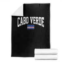 Cabo Verde Sports Throwback Throw Blanket Cape Verdean Pride Lovers