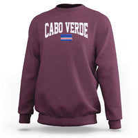 Cabo Verde Sports Throwback Sweatshirt Cape Verdean Pride Lovers