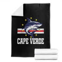 Vintage Cape Verde Shark Cabo Verdean Roots Throw Blanket