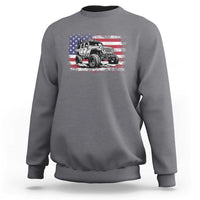 American Flag UTV Side By Side SXS Off Road Car Sweatshirt - Wonder Print Shop