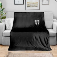 Teutonic Order Flag Cross Knight Insignia Arms Shield Throw Blanket