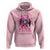 Breast Cancer Awareness Hoodie In October We Wear Pink Halloween Butterfly Bat Murderer - Wonder Print Shop