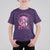 Breast Cancer Awareness T Shirt For Kid In October We Wear Pink Halloween Butterfly Bat Murderer - Wonder Print Shop