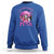 Breast Cancer Awareness Sweatshirt In October We Wear Pink Halloween Butterfly Bat Murderer - Wonder Print Shop