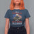 Harris Walz 2024 T Shirt For Women I'm A Veteran Not A Sucker Or A Loser Eagle American Flag - Wonder Print Shop