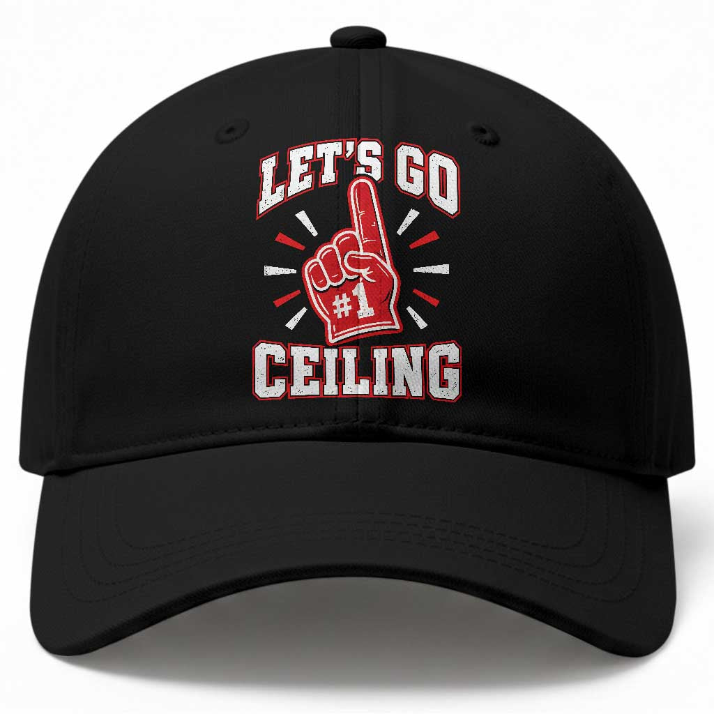 Lets Go Ceiling Fan Funny Lazy Halloween Baseball Cap