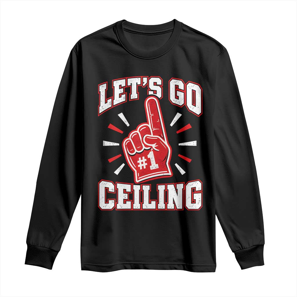 Lets Go Ceiling Fan Funny Lazy Halloween Long Sleeve Shirt