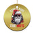 Funny Xmas I Do It For The Ho's Christmas Ornament Cool Santa Face - Wonder Print Shop