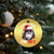 Funny Xmas I Do It For The Ho's Christmas Ornament Cool Santa Face - Wonder Print Shop