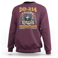DD214 It Is A Veteran Thing You Wouldnt Understand Sweatshirt US Veteran Bald Egale - Wonder Print Shop