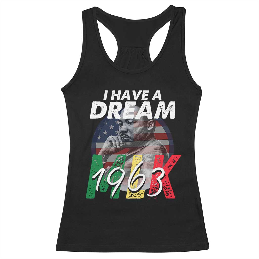 I Have A Dream Martin Luther King MLK 1963 Racerback Tank Top Black History Month