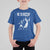 Funny Jesus American Football He Is Rizzin' T Shirt For Kid - Wonder Print Shop