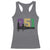 Funny Mardi Gras Mobile Alabama Racerback Tank Top 251 Skyline Area Code Glitter Print