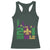 Funny Mardi Gras Mobile Alabama 251 Racerback Tank Top Skyline Area Code Glitter Print