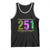 Funny Mardi Gras In Mobile Alabama 251 Tank Top Skyline Area Code