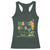 Funny Mardi Gras Drinking Team Racerback Tank Top Cocktails Wine Crawfish Beads Glitter Print