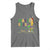 Funny Mardi Gras Drinking Team Tank Top Cocktails Wine Crawfish Beads Glitter Print