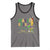 Funny Mardi Gras Drinking Team Tank Top Cocktails Wine Crawfish Beads Glitter Print