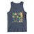 Funny Mardi Gras Drinking Team Tank Top Cocktails Wine Crawfish Beads Glitter Print