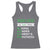 Funny Christian St Patrick's Day Racerback Tank Top Good Luck Mean Living Under Christ's Kindness