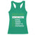 Funny Christian St Patrick's Day Racerback Tank Top Good Luck Mean Living Under Christ's Kindness