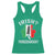 Funny St Patrick's Day Italian Racerback Tank Top Irish Fuhgeddaboudit Pisa Tower Shamrock