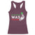 Funny St Patrick Was Italian Racerback Tank Top St Patrick's Day Italian Pinched Fingers Shamrock