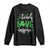 St Patrick's Day Teach Love Inspire Long Sleeve Shirt Teacher Shamrock