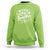 Funny St Patrick's Day Irish Teacher Sweatshirt One Lucky Teacher Shamrock
