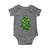 Funny St Patrick's Day Shamrock Heart Cardiac Nurse Anatomy Baby Onesie