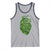 Funny St Patrick's Day Shamrock Heart Cardiac Nurse Anatomy Tank Top