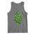 Funny St Patrick's Day Shamrock Heart Cardiac Nurse Anatomy Tank Top