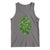 Funny St Patrick's Day Shamrock Heart Cardiac Nurse Anatomy Tank Top